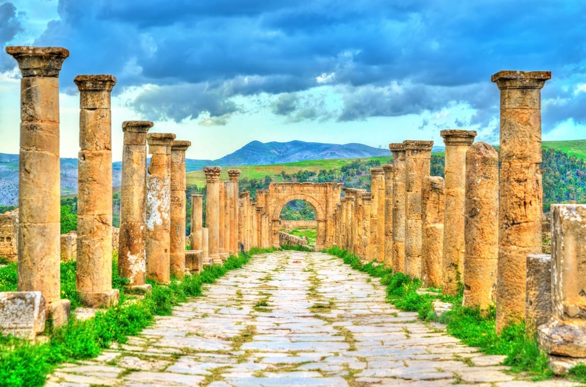 römische Ausgrabungen in Algerien