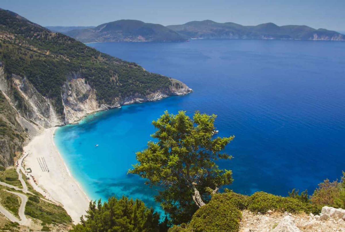Blick auf Kefalonia